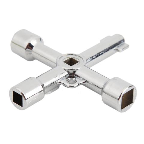 Clé de plombier multifonctions, carrée et triangulaire, pour compteur de gaz et d'électricité, couleurs classiques, Design Simple et Durable ► Photo 1/6