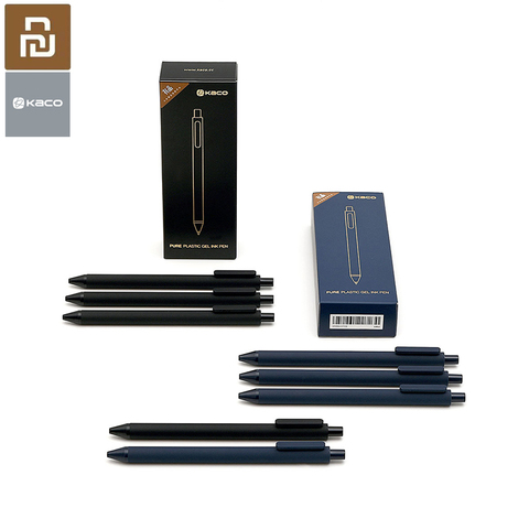 10 pièces stylo Kaco Original 0.5mm Gel stylo signature stylo noyau Durable signature stylo recharge écriture lisse pour école bureau maison intelligente ► Photo 1/5