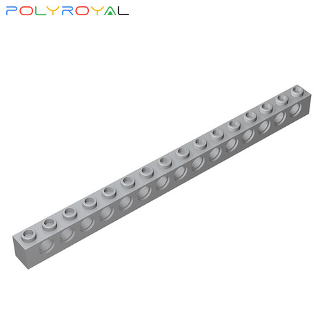 Blocs de construction accessoires 1x16 brique perforée 15 trous 10 pièces Compatible assemble particules Technic pièces Moc jouet cadeau 3703 ► Photo 1/6