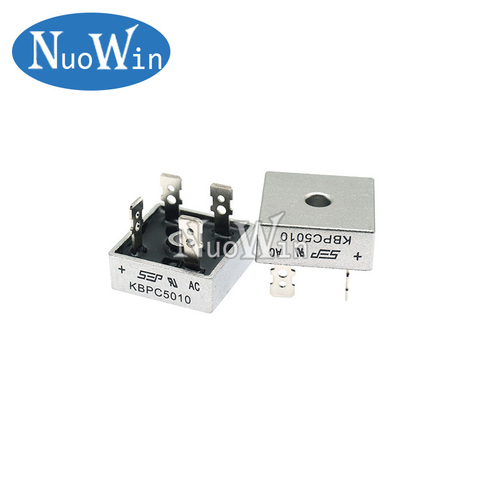 2 pièces KBPC5010 diode pont redresseur diode 50A 1000V KBPC 5010 puissance redresseur diode composants électroniques ► Photo 1/1