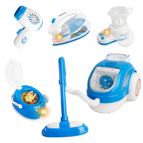 Mini réfrigérateur cuiseur de riz à micro-ondes jouets de cuisine, jeu de simulation appareils ménagers mignons éducatifs pour enfants filles ► Photo 1/6