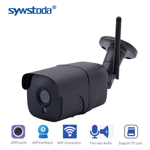 Caméra de Surveillance Bullet extérieure IP WIFI hd 1080P, dispositif de sécurité domestique sans fil, avec Audio bidirectionnel et vision nocturne, ONVIF ► Photo 1/5