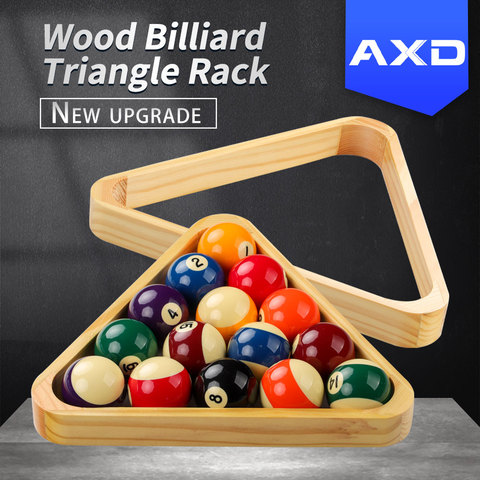 Support triangulaire de billard en bois massif, 525mm/572mm, lisse, fait à la main, accessoires professionnels durables ► Photo 1/1