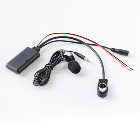 Biurlink – câble Audio et Microphone Bluetooth de voiture, pour Alpine/JVC ai-net KCA-121B, adaptateur AUX stéréo, appels téléphoniques, mains libres ► Photo 1/6