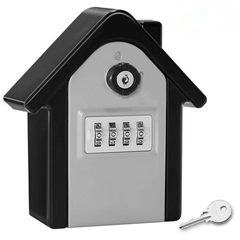 Grande boîte à clés antivol avec mot de passe, verrou de sécurité, boîte de rangement en métal adaptée à plusieurs professions, boîte à clés ► Photo 1/5