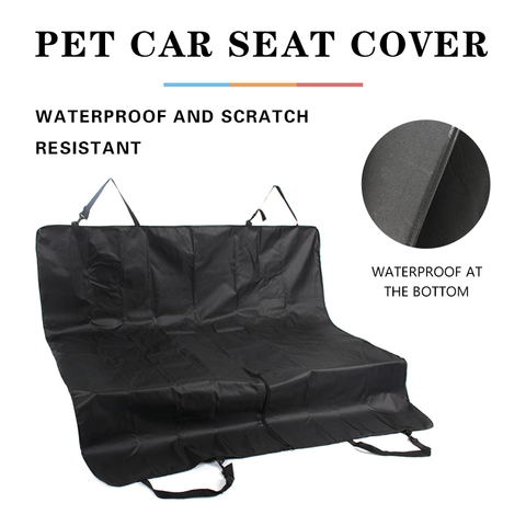 Pliable chien housse de siège de voiture imperméable pour animaux de compagnie tapis de voiture hamac pour petits moyens grands chiens voyage voiture arrière siège de sécurité coussin ► Photo 1/6