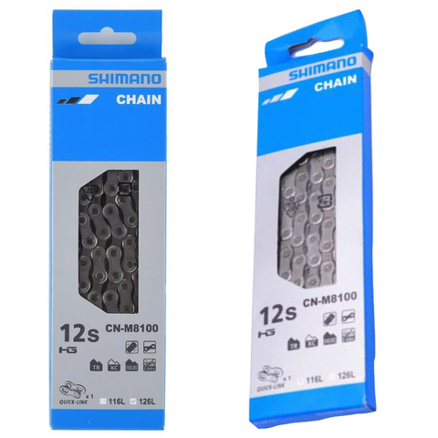 Shimano – chaîne de vélo Deore XT à 12 vitesses, avec lien rapide, CN M8100, CN-M8100 ► Photo 1/5