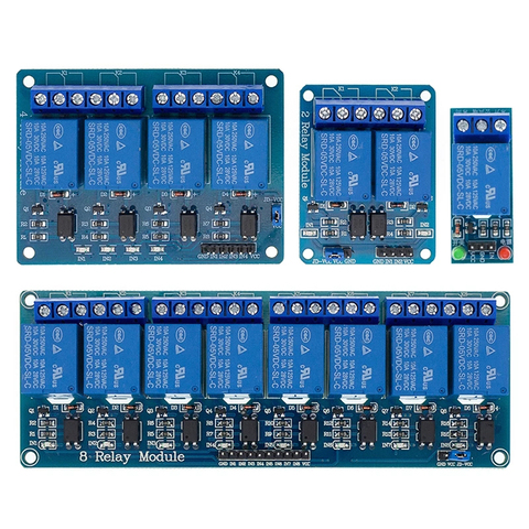 5 v 1 2 4 8 module relais manche avec optocoupleur. Sortie relais 1 2 4 8 voies du module de relais ► Photo 1/6