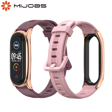 Pour Mi Band 5 Sangle pour Mi Band 4 Gel de Silice Bracelet pour Xiaomi Mon Coude 3 Xaomi Xiaomi Correas Bracelets Accessoires De Rechange ► Photo 1/6