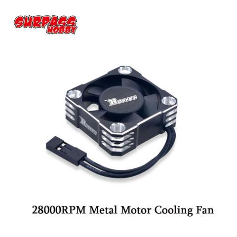 Fusée 28000 t/mn métal ventilateur de refroidissement moteur Dissipation thermique pour Hobbywing 1/10 3650 540 moteur RC voiture modifié Stock Spec ► Photo 1/6