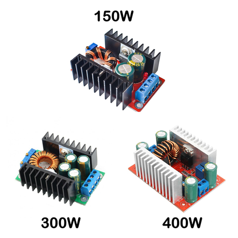 Module de convertisseur Buck, carte de circuit intégré de transformateur, tension cc d'entrée, réglable, puissance 150W 300W 400W, pour conducteur de LED ► Photo 1/6