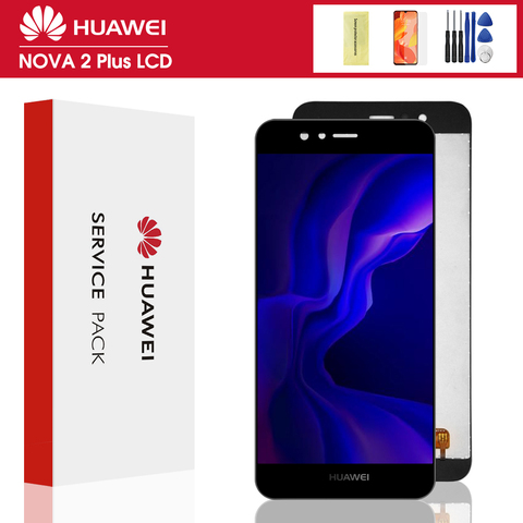 Ensemble écran tactile LCD avec châssis, 5.5 pouces, pour Huawei Nova 2 Plus, Original ► Photo 1/6