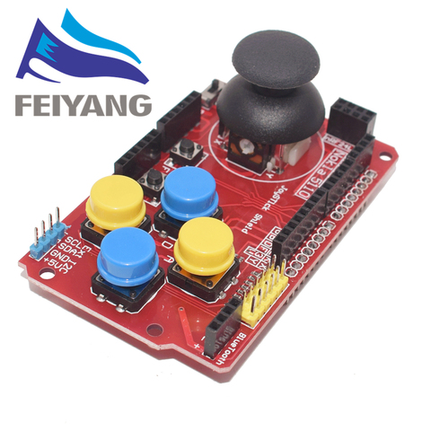 Joystick bouclier pour arduino carte d'extension clavier analogique et souris fonction bricolage ► Photo 1/1