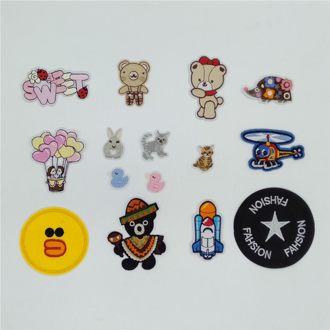 Badge en fer de haute qualité pour repasser les vêtements, autocollants chauds, broderie de vêtements pour enfants, accessoires de couture ► Photo 1/6