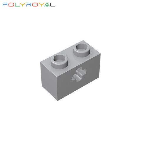 Blocs de construction accessoires 1x2 brique avec trou d'arbre 10 pièces Compatible assemble particules Technic pièces Moc jouet cadeau 32064 ► Photo 1/6