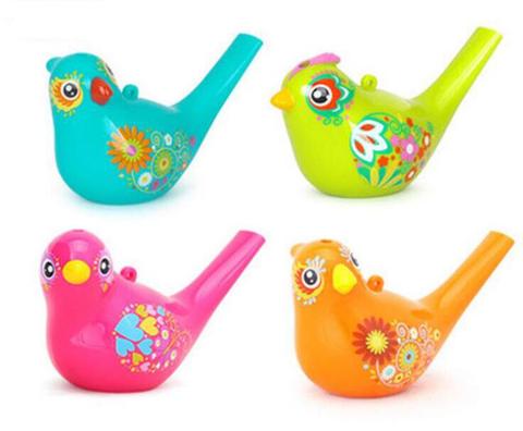 Dessin coloré eau oiseau sifflet Bathtime jouet Musical pour enfant apprentissage précoce éducatif enfants cadeau jouet Instrument de musique ► Photo 1/6