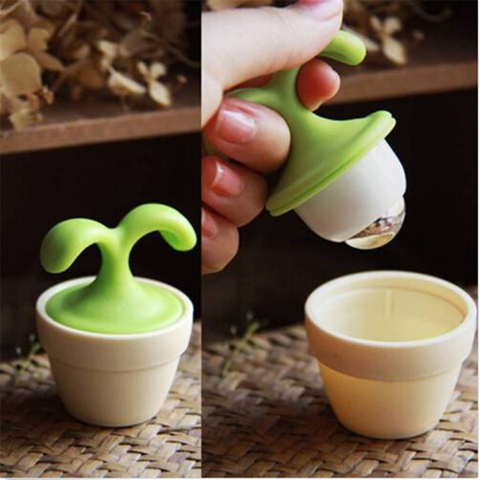 1 Pc Massage lymphatique Pot de fleur masseurs fleur semis en Pot boule petit Portable masseurs cervicale colonne vertébrale masseur cou taille ► Photo 1/6