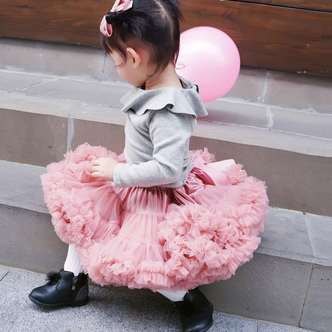 Jupe de maman pour enfants | Jupes fantaisie pour femmes filles, tenue de fête, danse, activité scolaire, Mini jupe Midi en Tulle, douce, jupes pour enfants adultes ► Photo 1/5