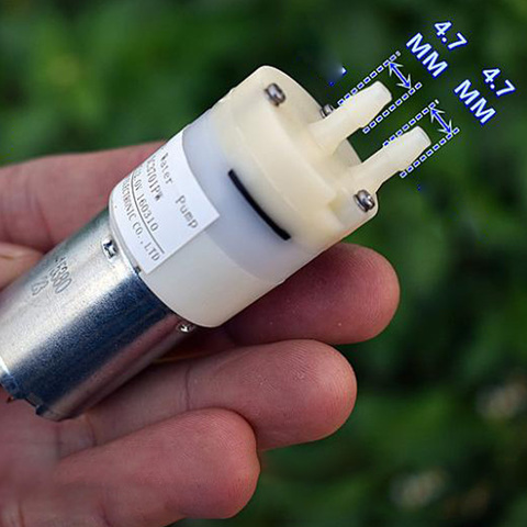 Micro pompe à eau 370 à diaphragme 12 V DC, auto-amorçante, petite pompe à vide de qualité alimentaire pour distributeur d'eau ► Photo 1/6