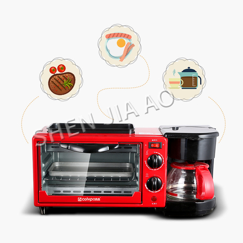 Machine à petit déjeuner multifonction 3 en 1, machine à café, four, petit déjeuner, haute puissance ► Photo 1/6