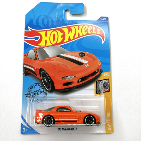 2022-43 roues chaudes 1:64 voiture 95 MAZDA RX-7 métal moulé sous pression modèle voiture enfants jouets cadeau ► Photo 1/5