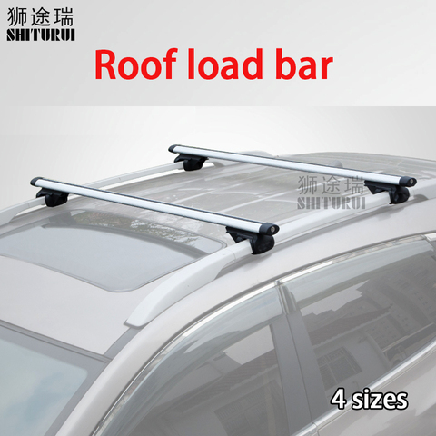 Supports de toit pour voiture universels, 135CM, barres croisées, pour voiture, avec Rails latéraux, 75kg, 150lb, fonctionne avec supports de Ski Kayak, cargaison ► Photo 1/1