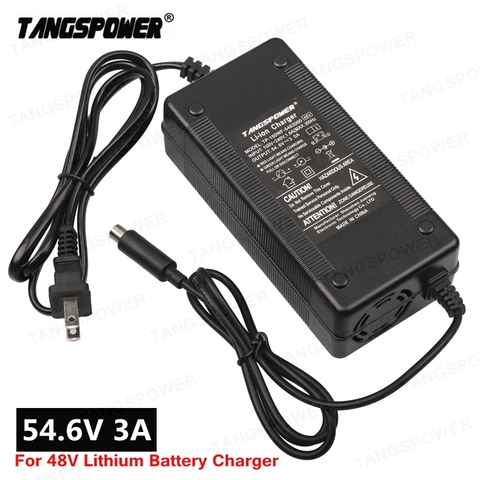 54.6V 3A Li-ion chargeur de batterie pour 13S 48V vélo électrique lithium chargeur de batterie i-walk Urban2 vélo électrique de haute qualité ► Photo 1/6