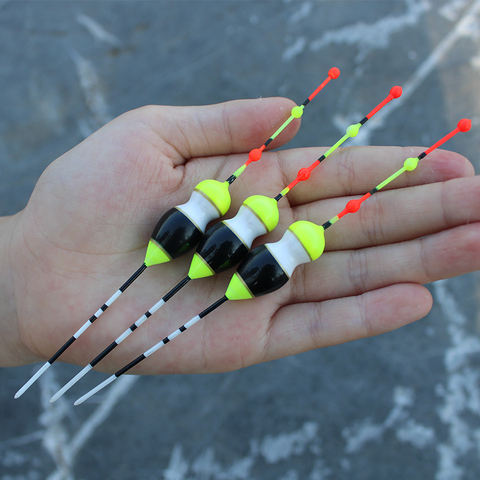 WLPFISHING – lot de 3 flotteurs de pêche, beaux flotteurs à crevettes, haute sensibilité, Balsa, glace, carpe, Crucian ► Photo 1/5