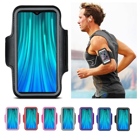 Brassard téléphone Sport, Bracelet de sport en cours d'exécution brassards étui de téléphone pour Redmi Note 9s 9 8 7 5 Pro 8T 8A 9A Xiaomi Mi Note 10 Pro Lite 10 9T 9 Pro étui de téléphone sur la main ► Photo 1/6