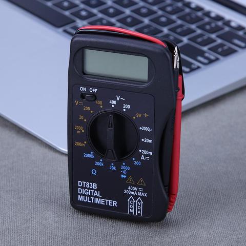 Multimètre numérique de poche DT83B Portable résistance cc/AC ampèremètre de poche voltmètre ohmmètre Mini testeur de multimètre Portable ► Photo 1/6