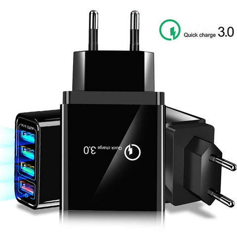 Chargeur USB 48W rapide 4.0 3.0, adaptateur mural, pour Samsung S10 A50 Xiaomi Mi9 iPhone 11X7 ► Photo 1/6