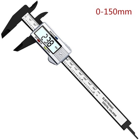 Micromètre à pied à vernier numérique LCD en fibre de carbone, taille 0-100mm 150mm ► Photo 1/6