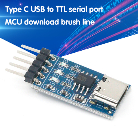 Port série USB type-c vers TTL, module ch340n, mise à niveau MCU, ligne de brosse de téléchargement ► Photo 1/6