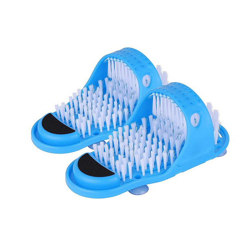 brosse à pieds Douche pied épurateur masseur nettoyant Spa exfoliant laveuse lavage pantoufle outils salle de bain bain pieds brosses enlever la peau morte 1PC ► Photo 1/6