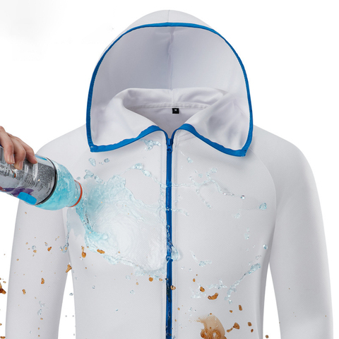 Hommes Antifouling Tech hydrophobe respirant imperméable chemises de pêche à manches longues veste de pêche séchage rapide vêtements de pêche ► Photo 1/6