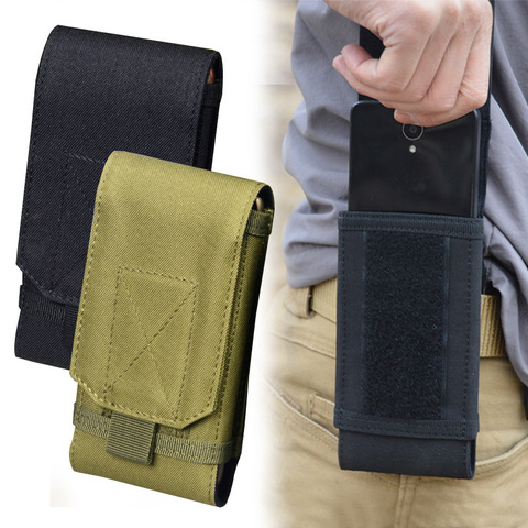 Pochette militaire de course pour téléphone portable de 5.5 pouces, étui de protection tactique Molle à ceinture de chasse ► Photo 1/6