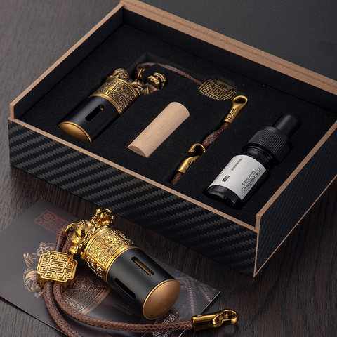 1 coffret cadeau luxe Animal Design voiture parfum Vintage Style acier inoxydable Auto voiture désodorisant bonne odeur voiture parfum ► Photo 1/6