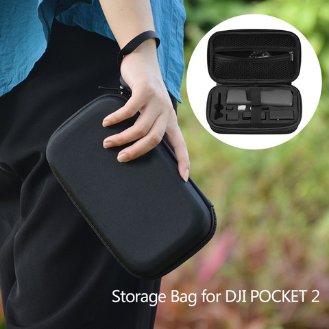 DJI POCKET 2 – Mini sac de rangement Portable, résistant aux chocs, étanche, compressé, rigide, accessoires ► Photo 1/6