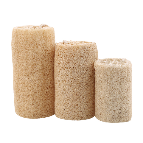 1 pièce de Luffa bio Luffa Spa exfoliant épurateur naturel Luffa corps lavage éponge enlever la peau morte fait savon ► Photo 1/6