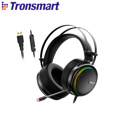 Tronsmart – casque de jeu Glary avec son Surround virtuel 7.1, pilote Audio 50mm et micro antibruit pour plusieurs appareils ► Photo 1/6