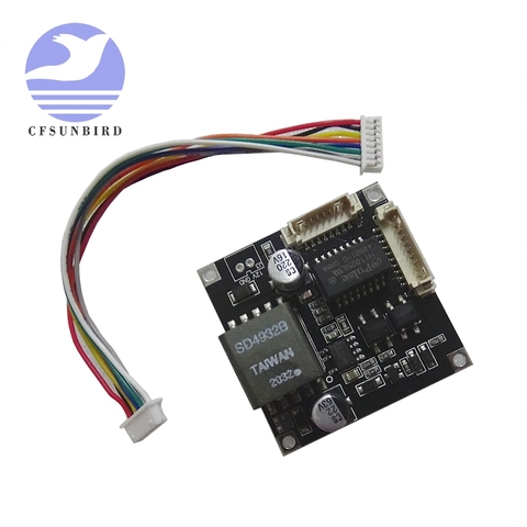 Carte de Module de PoE pour les caméras IP de réseau de télévision en circuit fermé de sécurité alimentent la sortie d'ethernet 12V 1A conforme à IEEE802.3af ► Photo 1/5