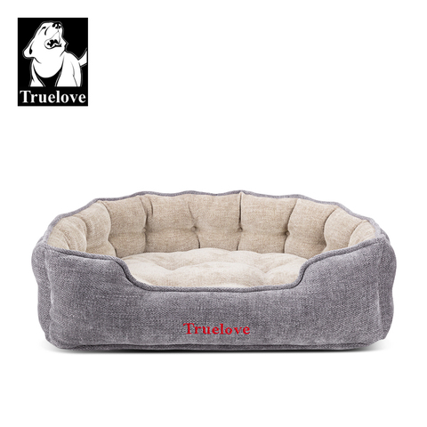 Truelove tapis de lit pour animaux de compagnie Super doux lit de chien en peluche chat tapis lits de chien pour maison en plein air rond coussin accessoires de couchage pour animaux de compagnie TLR1901 ► Photo 1/6