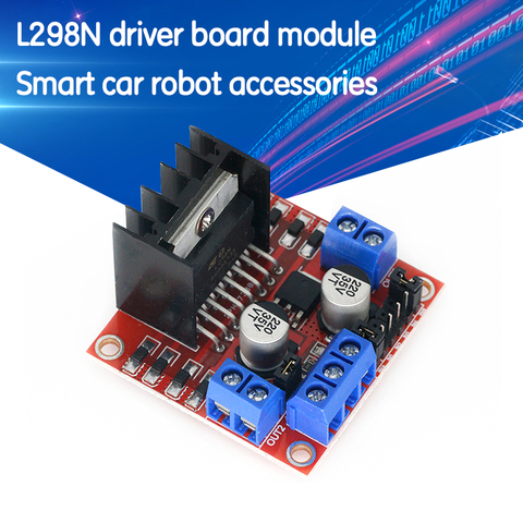 L298 nouveau Module de carte de contrôleur d'entraînement de moteur pas à pas cc double pont H L298N pour robot de voiture intelligente de moteur pas à pas Arduino ► Photo 1/6