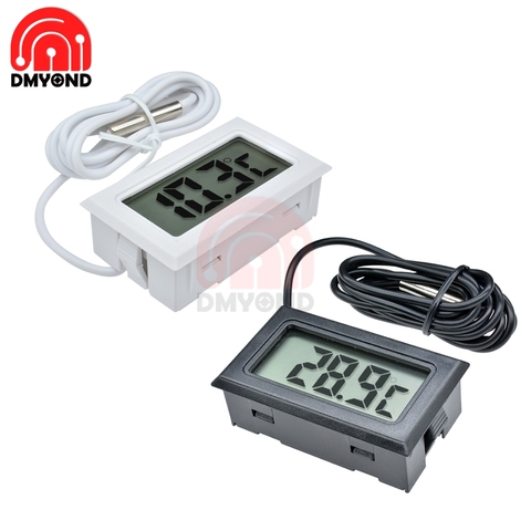 Mini sonde numérique LCD, réfrigérateur, congélateur, thermomètre, capteur, thermographe pour Aquarium, réfrigérateur, cuisine, Bar ► Photo 1/6