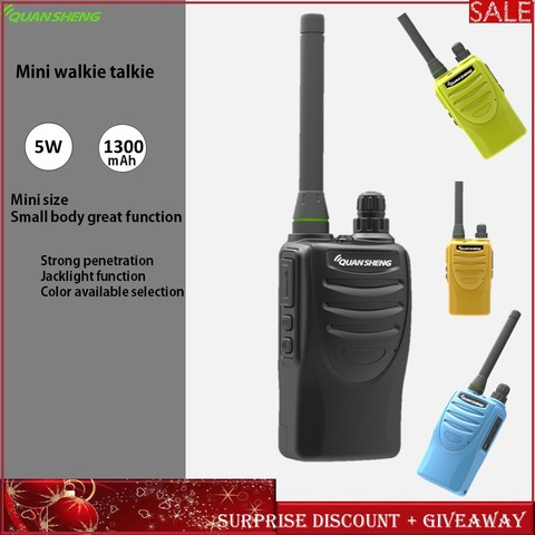 Mini walkie-talkie Portable K58minis, émetteur-récepteur Radio bidirectionnel Communicador Quansheng TG -- K58minis Restaurant enfants Camping ► Photo 1/6