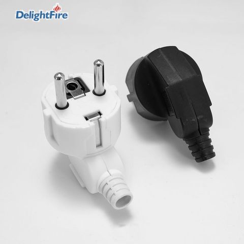 Prise de courant EU 4.8mm 16a mâle, cordon d'extension, connecteur, Schuko, adaptateur France allemagne ► Photo 1/6