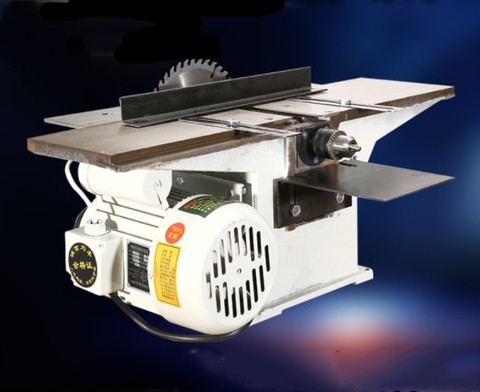Scies multifonctions pour le travail du bois, rabotteuse électrique de bureau, moteur 1,3kw, 220V, 2500r/min ► Photo 1/3