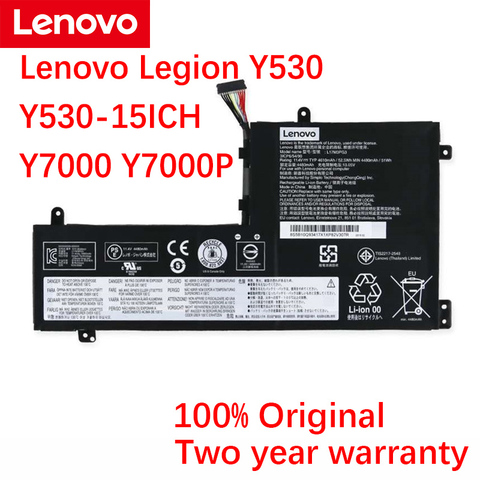 Ordinateur Portable d'origine Lenovo Légion Y530 Y530-15ICH Y7000 Y7000P L17C3PG1 L17L3PG1 L17M3PG1 L17M3PG3 4480mAh batterie D'ordinateur Portable ► Photo 1/6