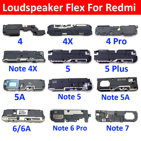 Original Nouveau Haut-Parleur Pour Xiaomi Redmi 4X Haut-Parleur Buzzer Sonnerie Flex Pièces De Rechange ► Photo 1/6