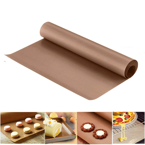 Tapis de cuisson réutilisable, accessoires de cuisine, résistant aux hautes températures, tampon en papier huilé, outils antiadhésifs pour BBQ, Gadgets de cuisine à domicile ► Photo 1/6